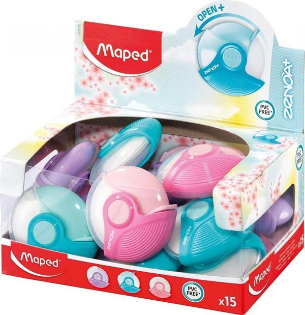 Maped Zenoa Plus Silgi Pastel Renkler (15 Li Paket) 123211 - Image 1