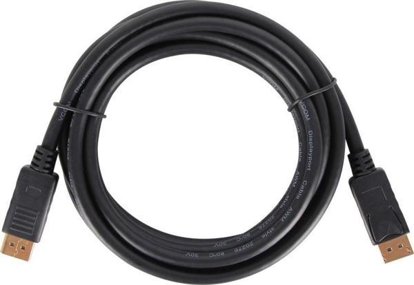 Vcom Siyah 3 Metre 1.2V Dp-M-Dp-M Kablo Cg631-B-3.0 - Image 1