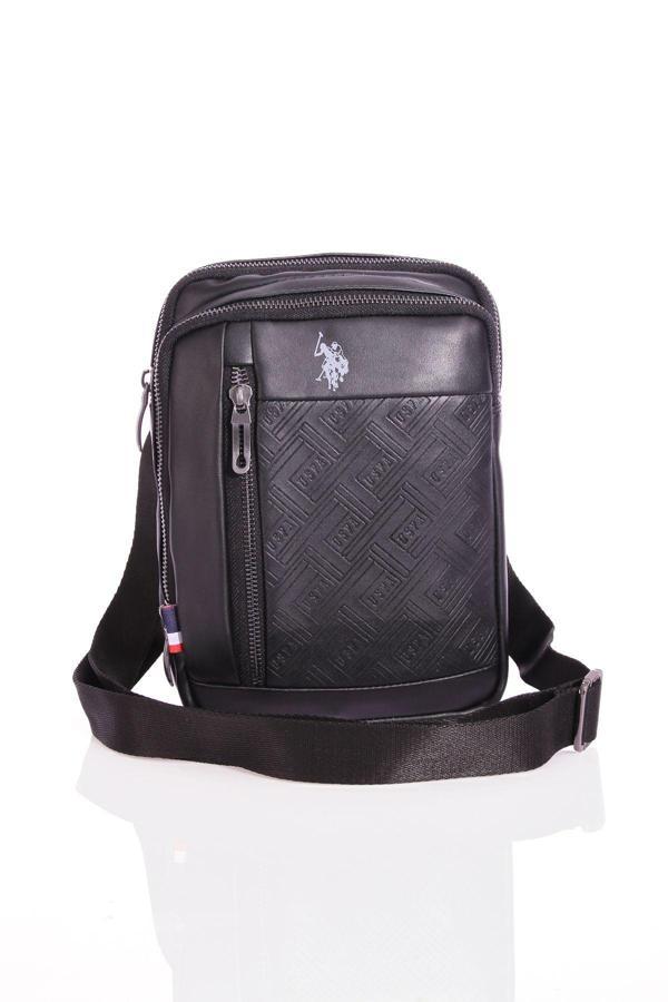 U.S. POLO ASSN. 23642 ASKILI OMUZ ÇANTASI POSTACI ÇANTA SİYAH - Image 1