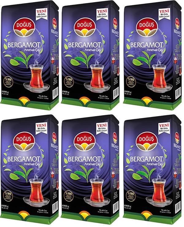 Doğuş Bergamot Aromalı Siyah Çay 6x1 Kg - Image 1