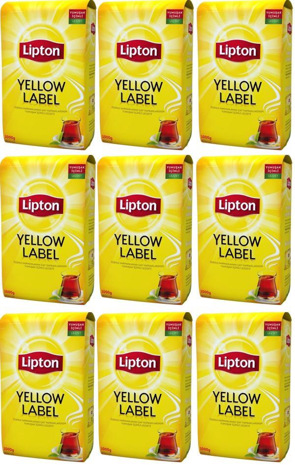 Lipton Yellow Label Siyah Çay 9x1 Kg - Image 1