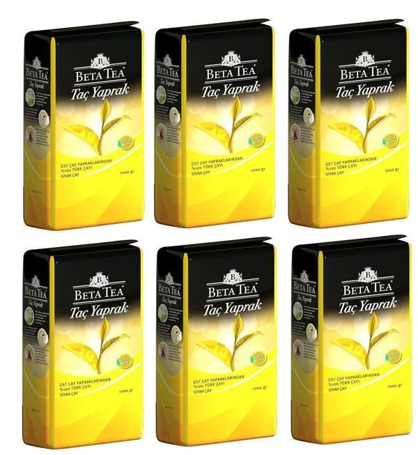 Beta Tea Taç Yaprak Siyah Çay 6x1 Kg - Image 1