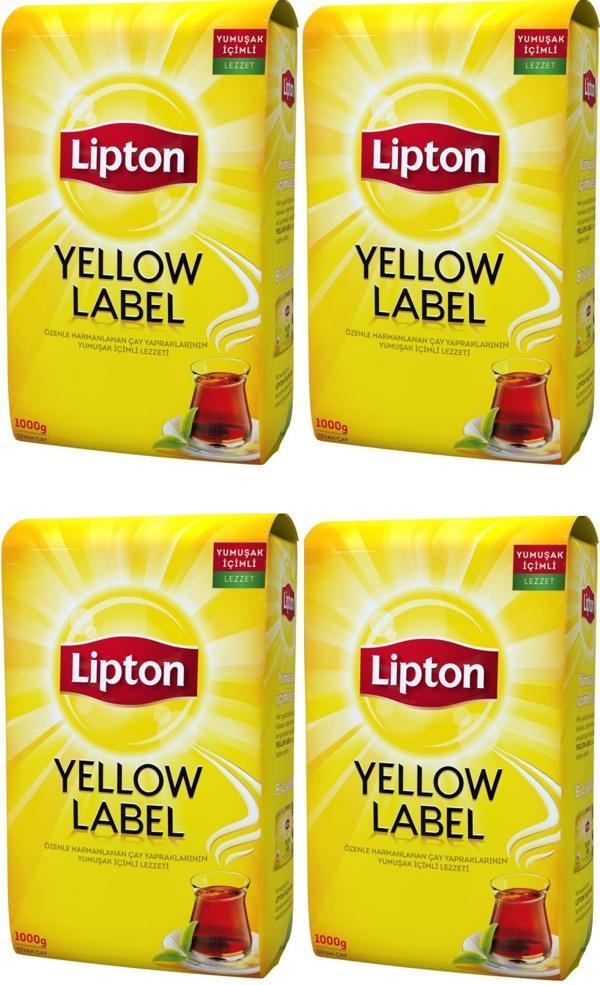 Lipton Yellow Label Siyah Çay 4x1 Kg - Image 1