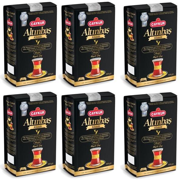 Çaykur Altınbaş Klasik Siyah Çay 6x500 Gr - Image 1
