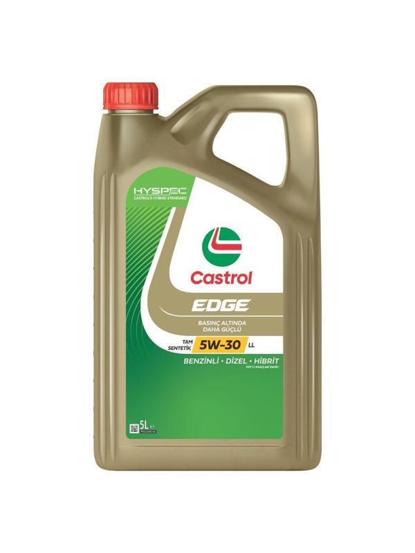 Castrol Edge 5W-30 LL 5 lt Motor Yağı 2024+ADOİL 3LT CAM SUYU HEDİYE - Image 1