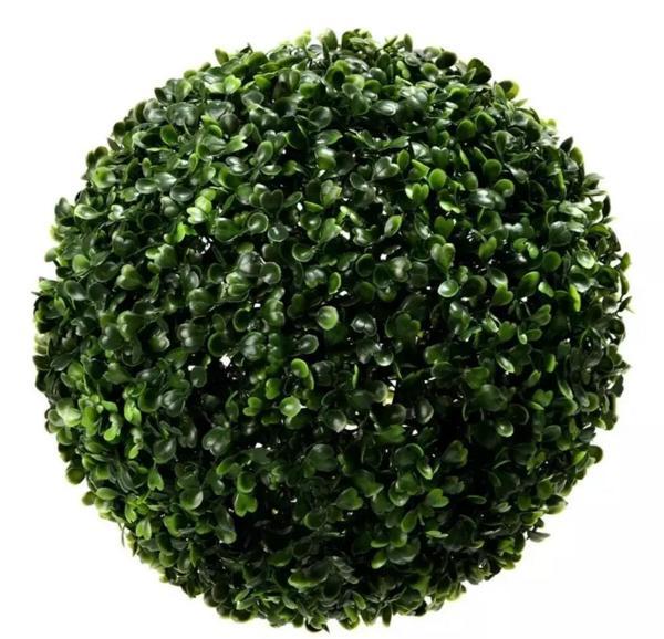 Yapay Çiçek Şimşir Top 45CM Yeşil Top Koyu Yeşil - Image 1