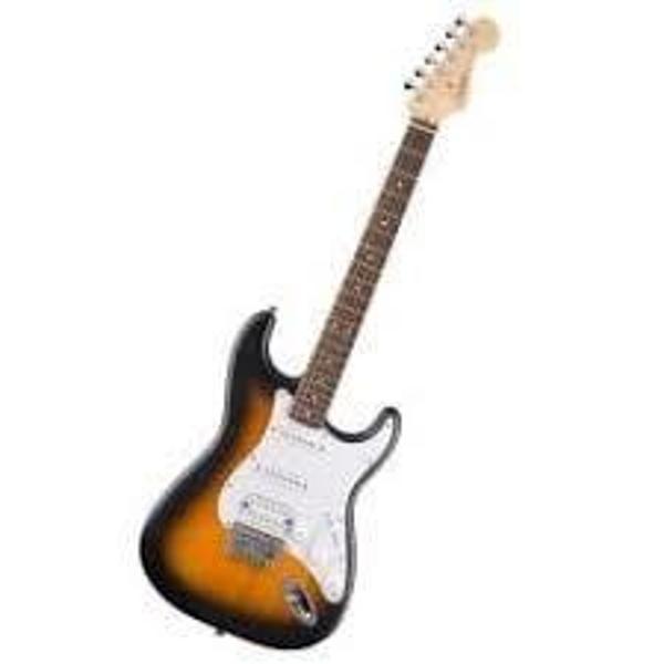 Squier Debut Stratocaster HSS Sabit Köprü Laurel Klavye 2 Ton Sunburst Elektro Gitar - Image 1