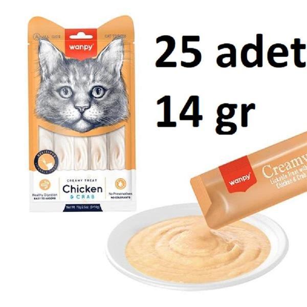 5 Adet Wanpy Tavuk-Yengeç Krema Ödül 5x14gr - Image 1