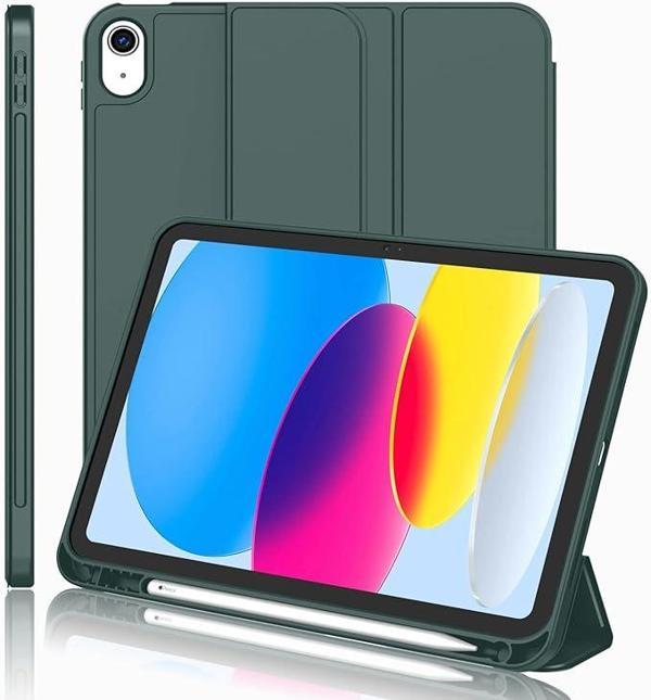 Apple iPad 10. Nesil 10.9 (2022) Kalemlikli Uyku Modlu Yatay Standlı Stromix Smart Kılıf A2696 A2757 A2777 A3162 - Image 1