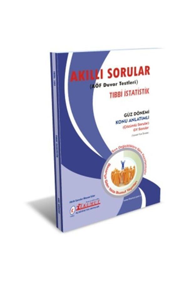 İlkumut Yayınları - Tıbbi İstatistik - (Konu Anlatımlı ve Çözümlü Sorular) - Akıllı Sorular - Image 1