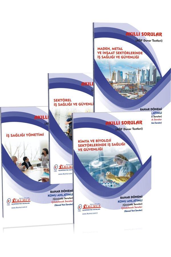 İlkumut Yayınları - 2. Sınıf İş Sağlığı ve Güvenliği (5 Ders) Bahar Seti (Konu Anlatımlı ve Çözümlü Sorular) - Akıllı Sorular - Image 1