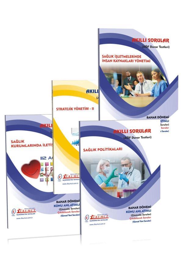 İlkumut Yayınları - 2. Sınıf Sağlık Yönetimi (4 Ders) Bahar Seti (Konu Anlatımlı ve Çözümlü Sorular) - Akıllı Sorular - Image 1