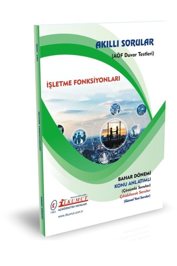 İlkumut Yayınları - İşletme Fonksiyonları - (Konu Anlatımlı ve Çözümlü Sorular) - Akıllı Sorular - Image 1