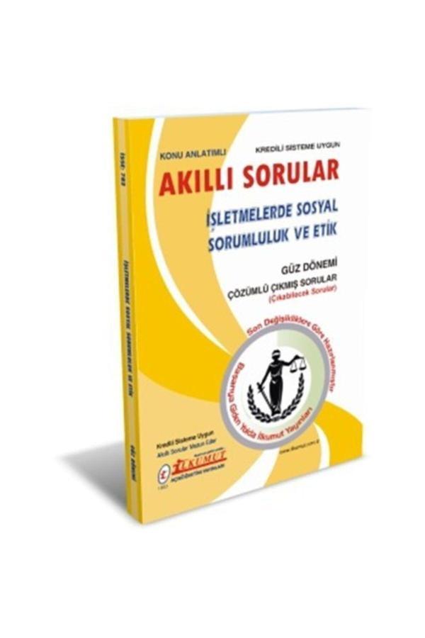 İlkumut Yayınları - İşletmelerde Sosyal Sorumluluk ve Etik (Konu Anlatımlı ve Çözümlü Sorular) - Akıllı Sorular - Image 1