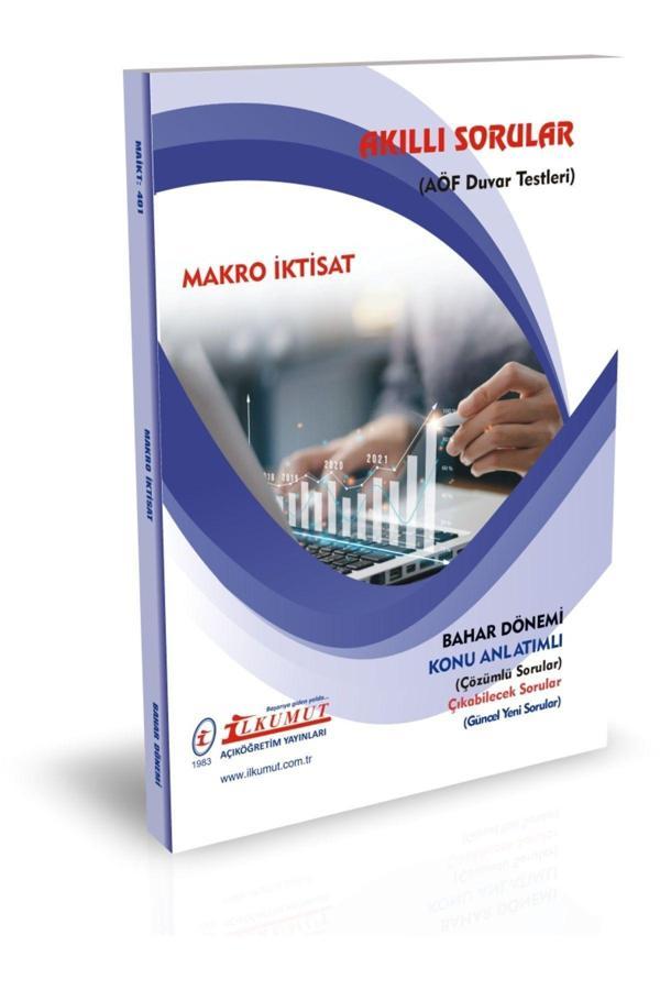 İlkumut Yayınları - Makro İktisat (Konu Anlatımlı ve Çözümlü Sorular) - Akıllı Sorular - Image 1