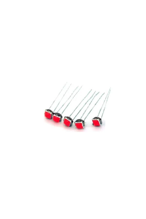 Zembil 5 Adet T3-T4-T5 Duy Uyumlu Mini Kıl Bacak Led Ampul Kırmızı - Image 1