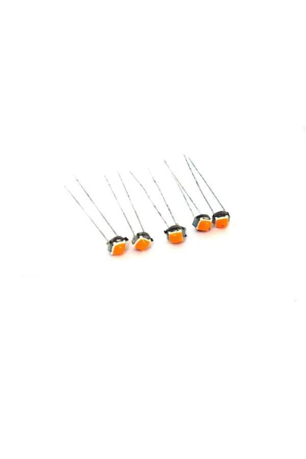 Zembil 5 Adet T3-T4-T5 Duy Uyumlu Mini Kıl Bacak Led Ampul Turuncu - Image 1