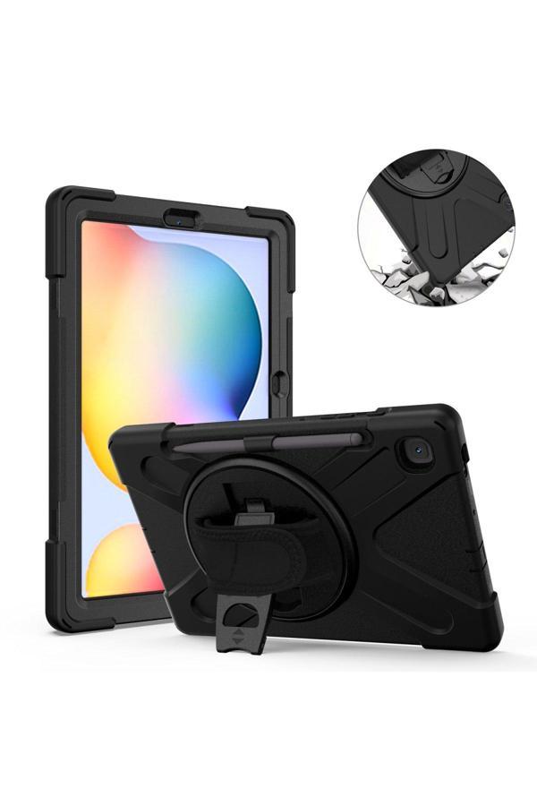 Samsung Galaxy Tab S6 Lite Zırhlı Armour Defender Askılı Kılıf Sm - P610 - Image 1