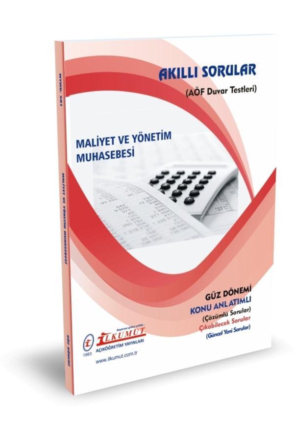 İlkumut Yayınları - Maliyet ve Yönetim Muhasebesi - (Konu Anlatımlı ve Çözümlü Sorular) - Akıllı Sorular - Image 1