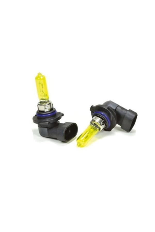 Flösher 12V 100W Hb3 9005 Süper Sarı Işık Civciv Sarısı Limon Sarısı Ampul Seti - Image 1