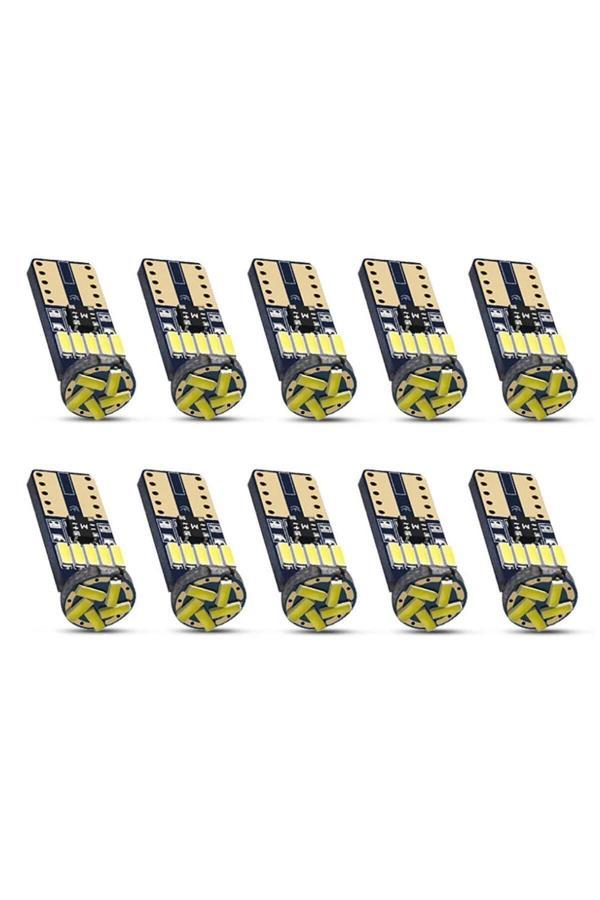 Femex 10 Adet T10 Led 15 Ledli Mini Park Plaka İç Aydınlatma Ledi Beyaz - Image 1