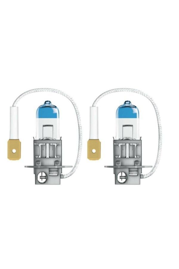 Flösher 12V 55W H3 %100 Fazla Işık Standart Renk Ampul Seti - Image 1