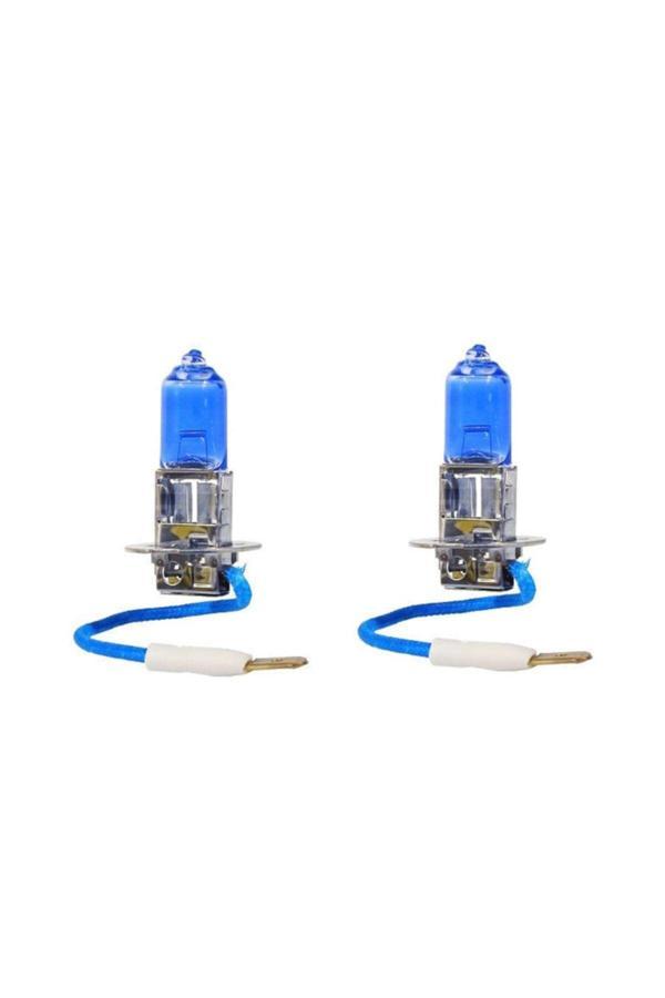 Flösher 12V 55W H3 Beyaz Işık 5000K Xenon Effect Ampul Seti - Image 1