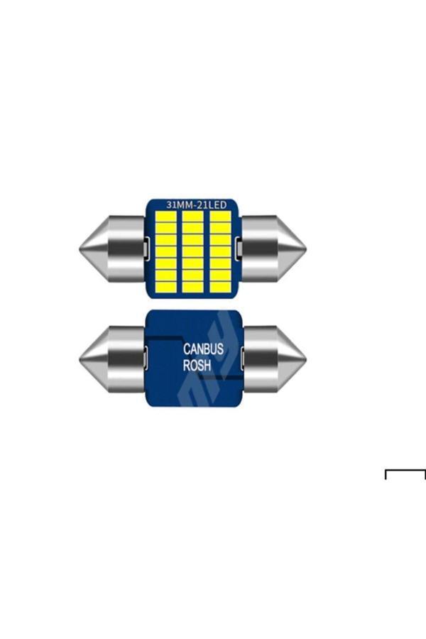 Femex 2 Adet 31Mm Japon Tip Sofit Led Ampul 21 Ledli Güçlü Işık - Image 1
