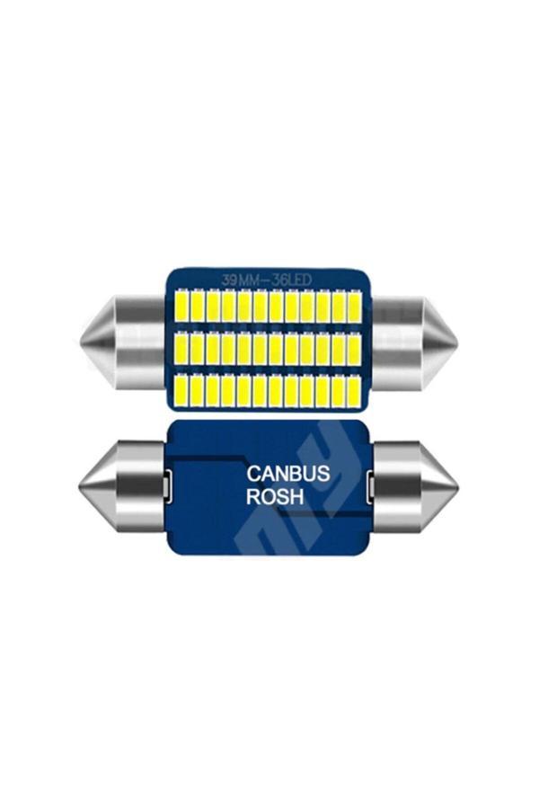 Femex 2 Adet 39Mm Orta Boy Sofit Led Ampul 36 Ledli Güçlü Işık - Image 1