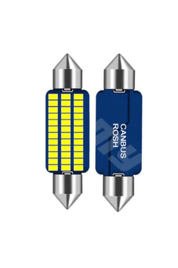 Femex 2 Adet 41Mm Uzun Boy Sofit Led Ampul 36 Ledli Güçlü Işık - Image 1
