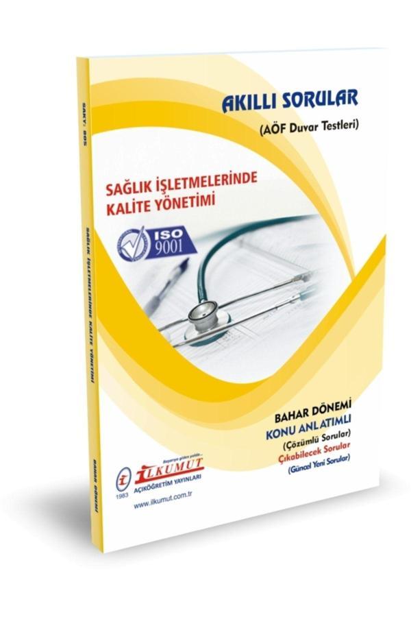 İlkumut Yayınları - Sağlık İşletmelerinde Kalite Yönetimi (Konu Anlatımlı ve Çözümlü Sorular) - Akıllı Sorular - Image 1