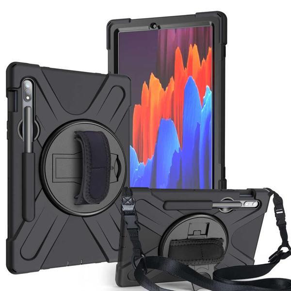 Samsung Galaxy Tab S7 Fe Zırhlı Armour Defender Askılı Kılıf SM-T730 - Image 1