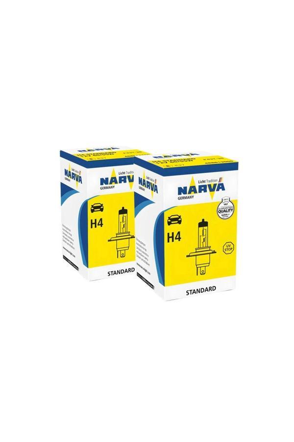 Narva 2 Adet H4 12V 60/55W Standart Halogen Ampul - Image 1