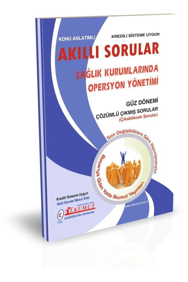 İlkumut Yayınları - Sağlık Kurumlarında Operasyon Yönetimi - (Konu Anlatımlı ve Çözümlü Sorular) - Akıllı Sorular - Image 1