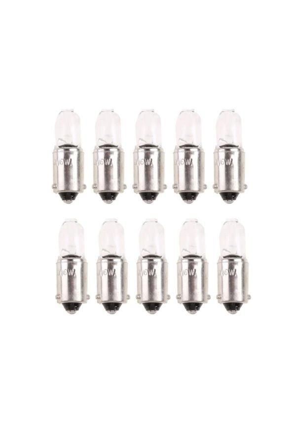 Zembil 10 Adet 12V H6W 6W Standart Ampul Bax9S - Image 1
