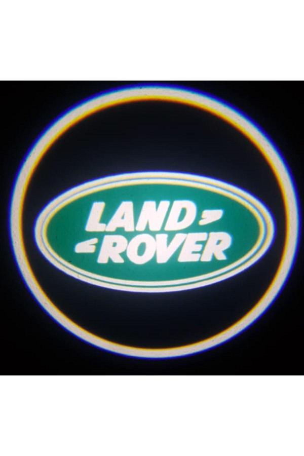 Zembil 2 Adet Land Rover İle Uyumlu Pilli Yapıştırmalı Sensörlü Mıknatıssız Kapı Altı Led Logo - Image 1