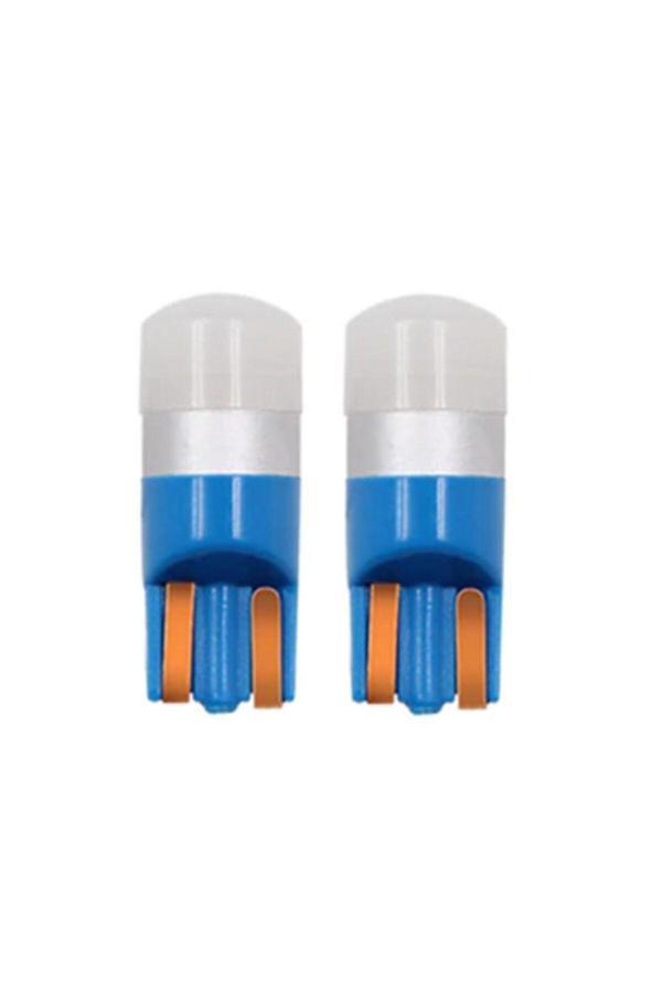 Femex 2 Adet T10 Led 1 Ledli Mini Park Plaka İç Aydınlatma Ledi Mavi - Image 1