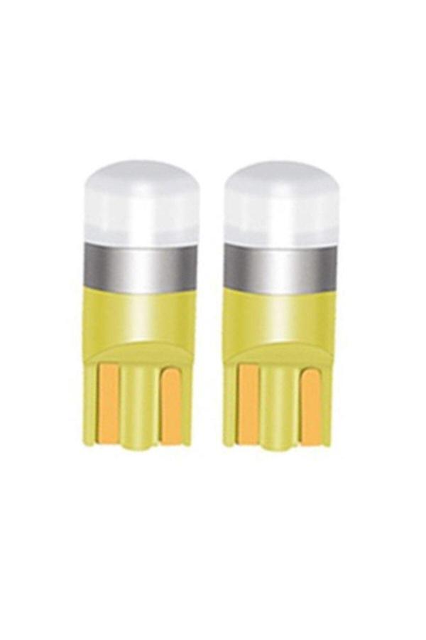 Femex 2 Adet T10 Led 1 Ledli Mini Park Plaka İç Aydınlatma Ledi Turuncu - Image 1