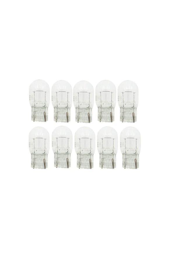Zembil 10 Adet 12V T20 P21W Tek Devre Büyük Dipsiz Standart Ampul - Image 1