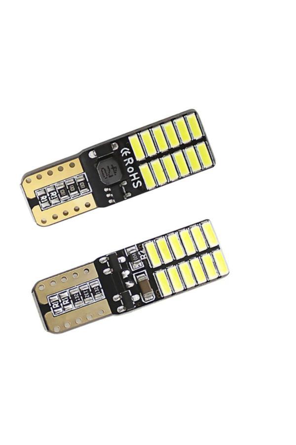 Femex 2 Adet T10 Led 24 Ledli Yassı Park Plaka İç Aydınlatma Ledi - Image 1