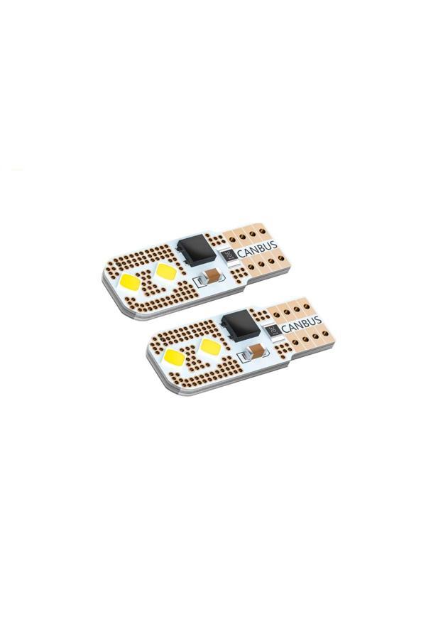 Femex 2 Adet T10 Led 4 Ledli Yassı Park Plaka İç Aydınlatma Ledi Beyaz - Image 1