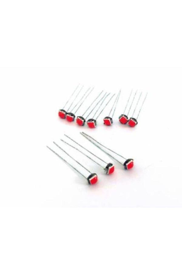 Zembil 10 Adet T3-T4-T5 Duy Uyumlu Mini Kıl Bacak Led Ampul Kırmızı - Image 1