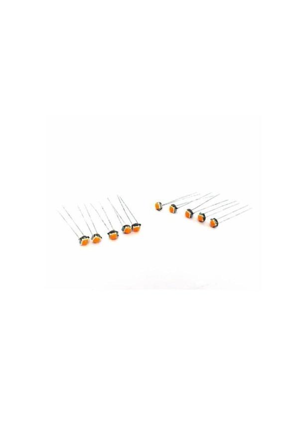 Zembil 10 Adet T3-T4-T5 Duy Uyumlu Mini Kıl Bacak Led Ampul Turuncu - Image 1