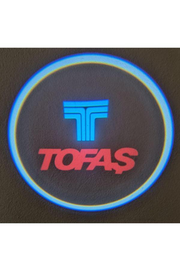 Zembil 2 Adet Tofaş İle Uyumlu Pilli Yapıştırmalı Sensörlü Mıknatıssız Kapı Altı Led Logo (Mavi) - Image 1