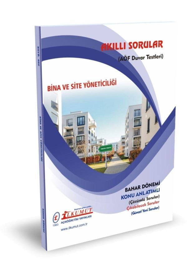 İlkumut Yayınları - Bina ve Site Yöneticiliği - (Konu Anlatımlı ve Çözümlü Sorular) - Akıllı Sorular - Image 1