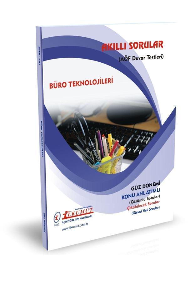 İlkumut Yayınları - Büro Teknolojileri - (Konu Anlatımlı ve Çözümlü Sorular) - Akıllı Sorular - Image 1