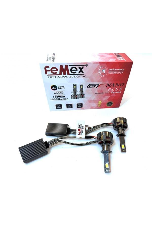 Femex Gt Nano Plus H1 Şimşek Etkili Led Xenon 160W 25000 Lumen - Image 1