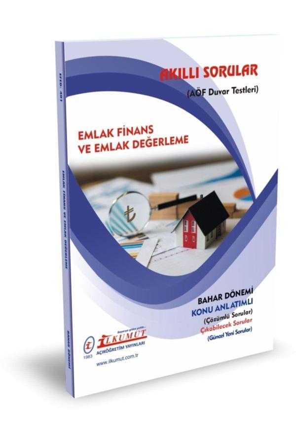 İlkumut Yayınları - Emlak Finans ve Emlak Değerleme - (Konu Anlatımlı ve Çözümlü Sorular) - Akıllı Sorular - Image 1