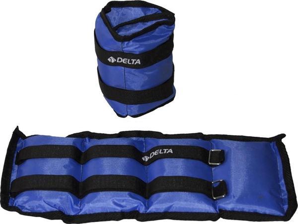Delta 3 Kg x 2 Adet Toplam 6 Kg El Ayak Bilek Kas Güçlendirici Ağırlık Seti Kum Ağırlık Torbası - Image 1