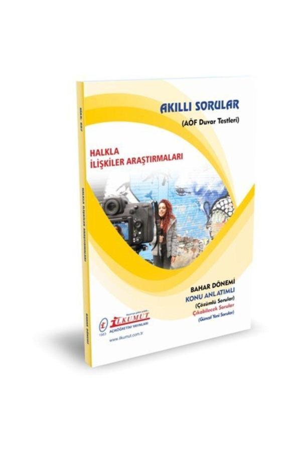 İlkumut Yayınları - Halka İlişkiler Araştırmaları - (Konu Anlatımlı ve Çözümlü Sorular) - Akıllı Sorular - Image 1